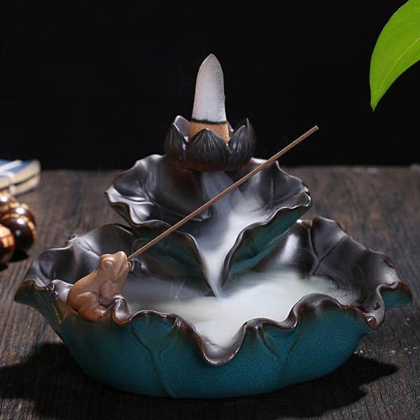 sachet bags backflow incense burner ceramic furnace lotus smell aromatic home office smoke with 10pcs cones
sachet bags backflow incense burner ceramic furnace lotus smell aromatic home office smoke with 10pcs cones