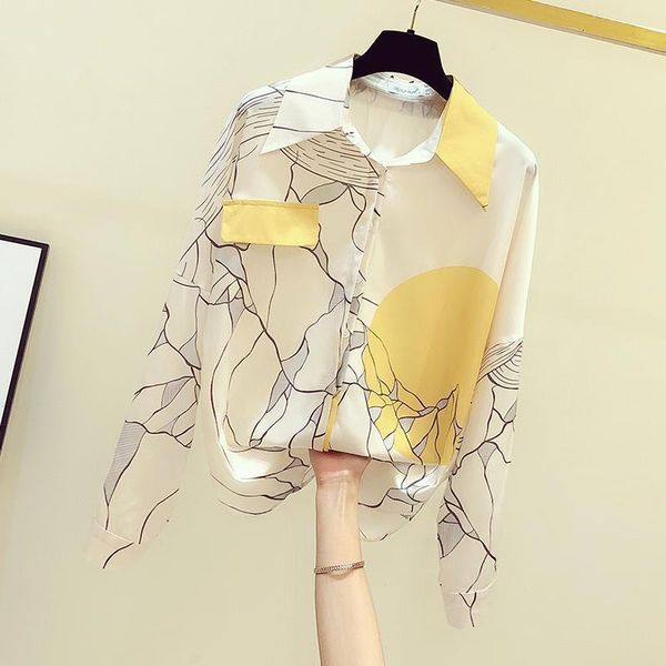 long sleeve autumn sleeves womens blouses turn down collar chiffon loose casual shirt ladies shirts female blouse a3684, White
long sleeve autumn sleeves womens blouses turn down collar chiffon loose casual shirt ladies shirts female blouse a3684, White