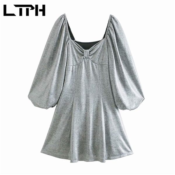 ltph simple vintage gray women dress streetwear casual all-match slim long sleeve elegant mini dresses spring autumn 210423, Tan;black
ltph simple vintage gray women dress streetwear casual all-match slim long sleeve elegant mini dresses spring autumn 210423, Tan;black