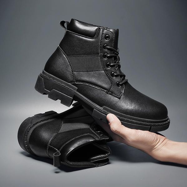 boots fashion leather snow men winter warm british style work shoes male casual hx-206, Black
boots fashion leather snow men winter warm british style work shoes male casual hx-206, Black