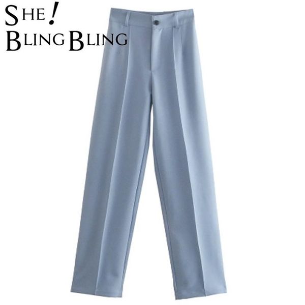 sheblingbling za women pant traf casual high waist chic office ladies female elegant beige straight suit pants trousers 210915, Black;white
sheblingbling za women pant traf casual high waist chic office ladies female elegant beige straight suit pants trousers 210915, Black;white