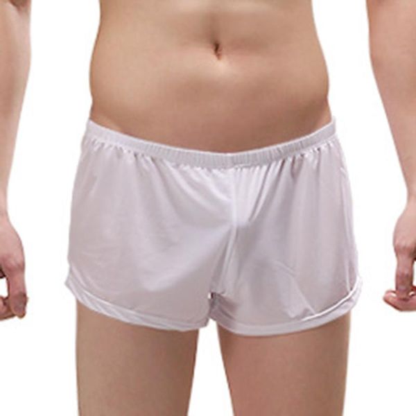 men's boxer briefs underwear mesh shorts trunks underpants breathable sport ice silk trousers, Black;white
men's boxer briefs underwear mesh shorts trunks underpants breathable sport ice silk trousers, Black;white