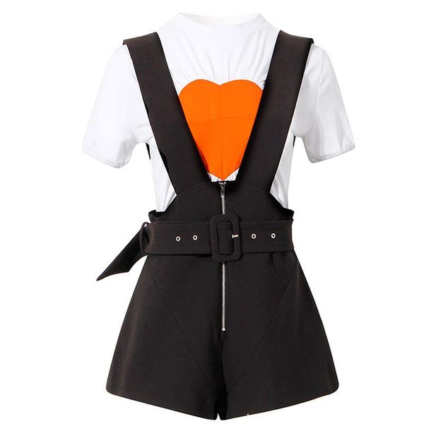 women's t-shirt sweet chic love heart patchwork pleated woman tshirts o neck short sleeve loose t shirt summer 2021 fashion tide tee, White
women's t-shirt sweet chic love heart patchwork pleated woman tshirts o neck short sleeve loose t shirt summer 2021 fashion tide tee, White
