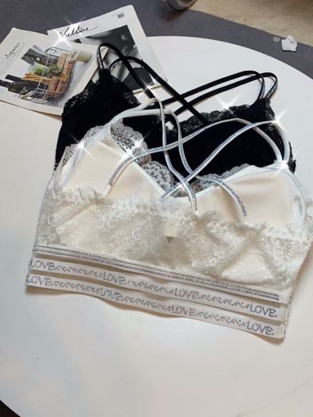 526 spot latex cup cover light diamond summer small sling lace stitching cross beauty back beauty shoulder womens vest, Black;white
526 spot latex cup cover light diamond summer small sling lace stitching cross beauty back beauty shoulder womens vest, Black;white