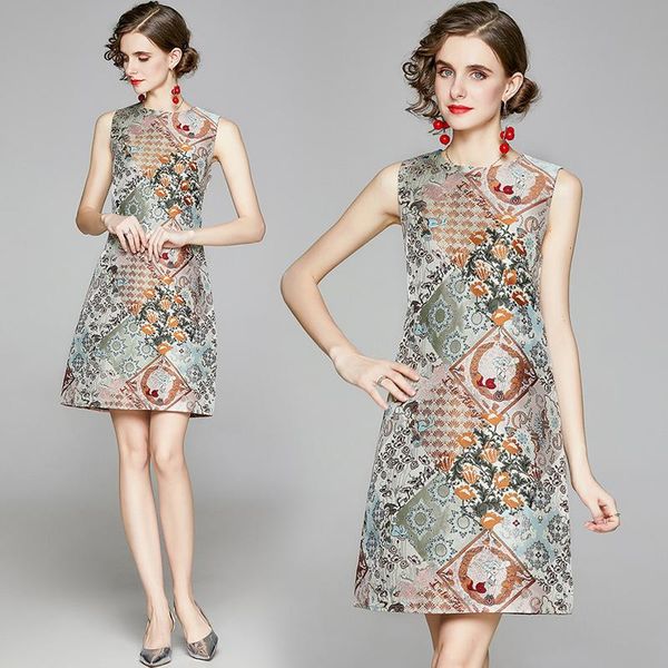 elegant cocktail party hepburn vintage coffee serie flower floral jacquard sleeveless dress vestidos slim dresses casual, Black;gray
elegant cocktail party hepburn vintage coffee serie flower floral jacquard sleeveless dress vestidos slim dresses casual, Black;gray