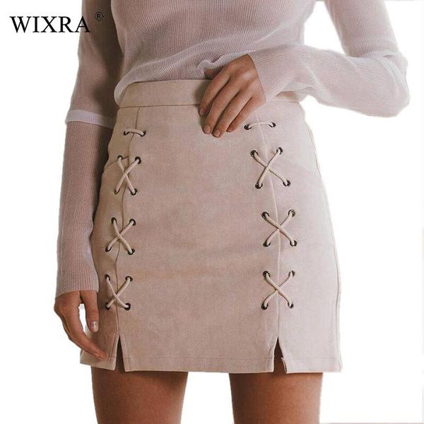 skirts wixra 2021 high waist suede leather mini women solid vintage lace up casual short winter spring clothing, Black
skirts wixra 2021 high waist suede leather mini women solid vintage lace up casual short winter spring clothing, Black