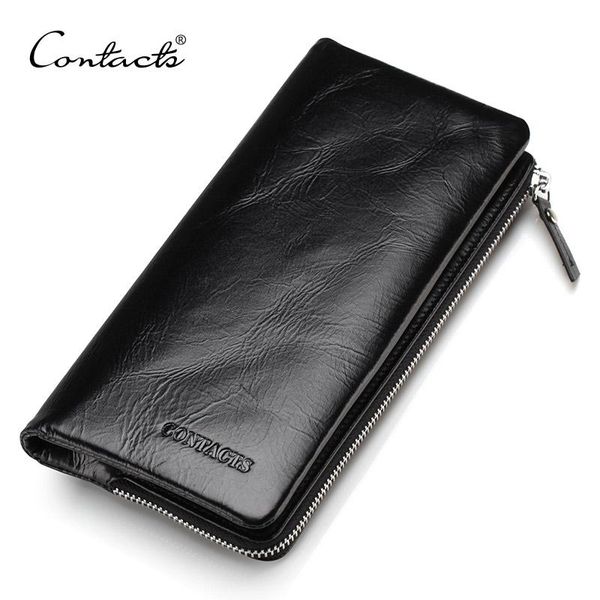 wallets contact's genuine leather vintage style men wallet fashion brand purse card holder long clutch 20pcs/lot, Red;black
wallets contact's genuine leather vintage style men wallet fashion brand purse card holder long clutch 20pcs/lot, Red;black
