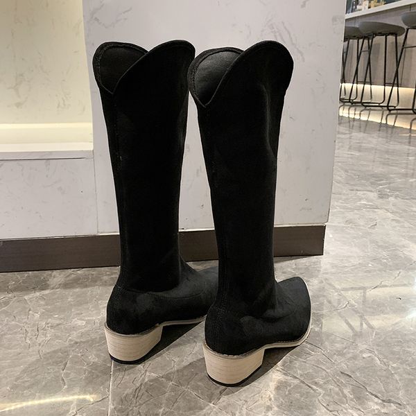 2022 stretch womens boots fashion knee high boots faux suede high heels autumn winter plush woman shoes size 34-40 khaki black
2022 stretch womens boots fashion knee high boots faux suede high heels autumn winter plush woman shoes size 34-40 khaki black