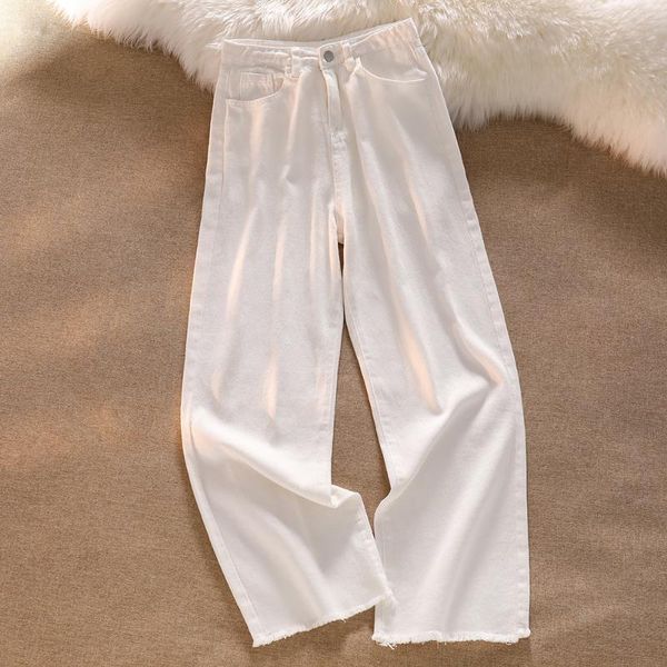 women's jeans high waist white summer straight loose thin casual denim pants womens street wide-leg trousers full, Blue
women's jeans high waist white summer straight loose thin casual denim pants womens street wide-leg trousers full, Blue