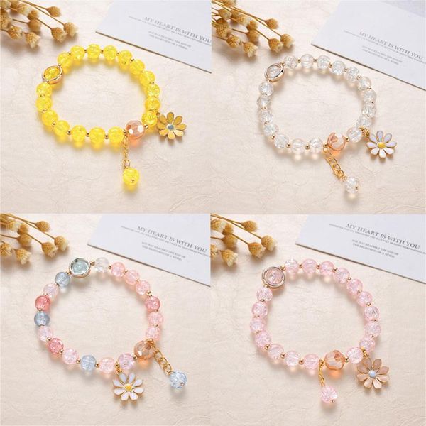 small daisy bracelet female explosion fresh student flower beach bead for womens bracelets beaded, strands, Black
small daisy bracelet female explosion fresh student flower beach bead for womens bracelets beaded, strands, Black