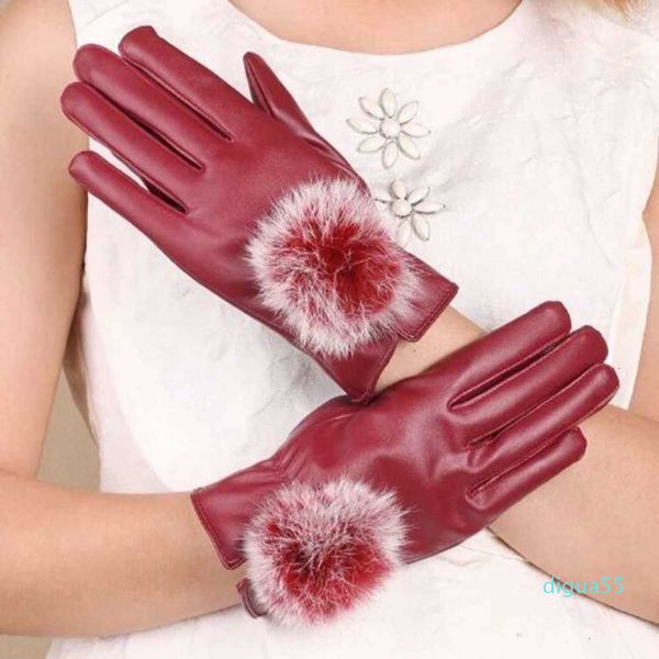 fashion autumn mittens and winter warm women' leather touch screen rabbit hair gloves, Blue;gray
fashion autumn mittens and winter warm women' leather touch screen rabbit hair gloves, Blue;gray