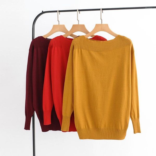 women's sweaters 2021 autumn one-line collar to-wear long-sleeve pullover sweater women modis, White;black
women's sweaters 2021 autumn one-line collar to-wear long-sleeve pullover sweater women modis, White;black