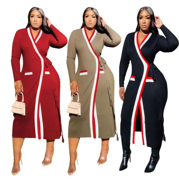 women's trench coats winter knitting coat contrast color slim fit women sashes long elegant windcoat sleeve fall jackets african outwea, Tan;black
women's trench coats winter knitting coat contrast color slim fit women sashes long elegant windcoat sleeve fall jackets african outwea, Tan;black