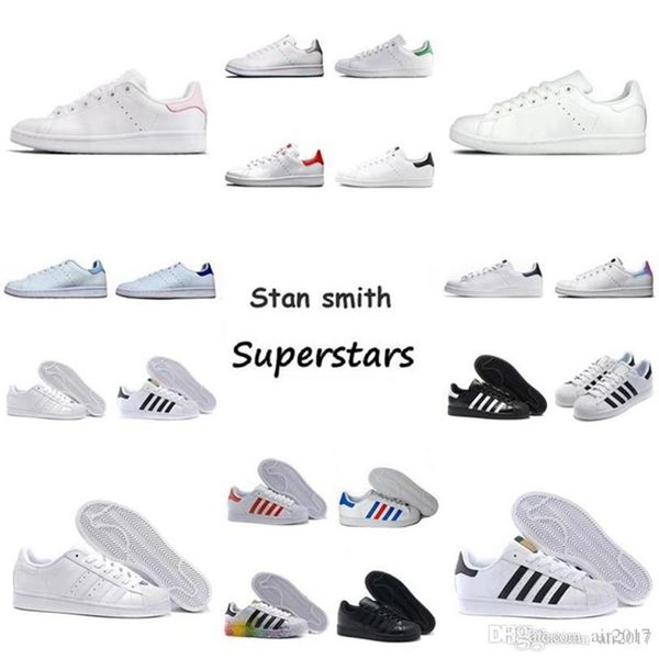 classic women men boots casual shoes stan smith sneakers triple white superstars sandals designers gold leather trainers sports eur 36-44, Black
classic women men boots casual shoes stan smith sneakers triple white superstars sandals designers gold leather trainers sports eur 36-44, Black