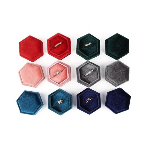 jewelry pouches, bags hexagon velvet ring box gift holder packaging marriage storage organizer earring display stand engagement wedding, Pink;blue
jewelry pouches, bags hexagon velvet ring box gift holder packaging marriage storage organizer earring display stand engagement wedding, Pink;blue