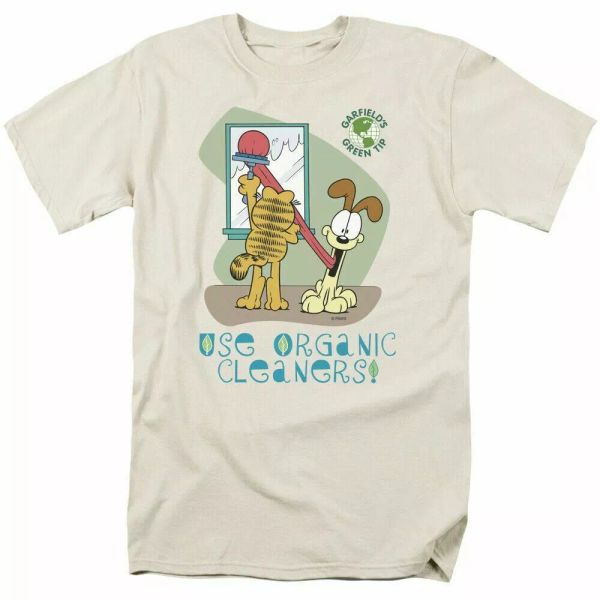 garfield organic cleaners t shirt mens licensed odie jim davis comic tee cream, White;black
garfield organic cleaners t shirt mens licensed odie jim davis comic tee cream, White;black