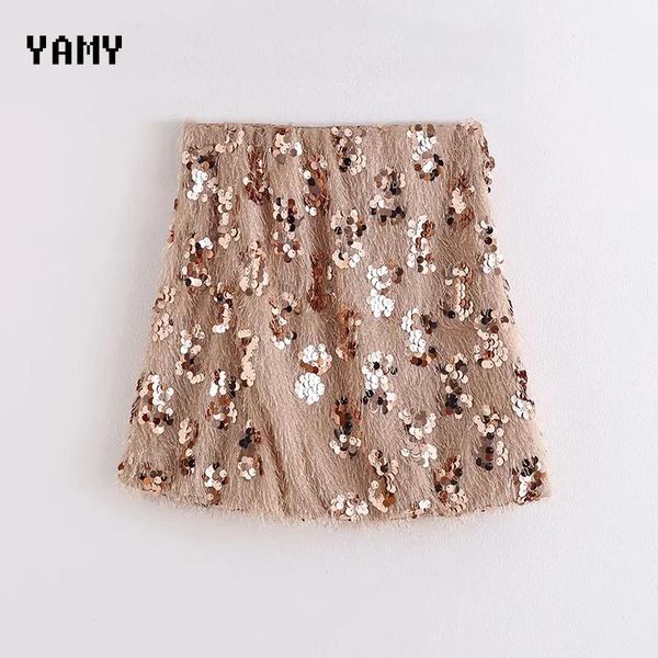 high waist womens sequined skirts a-line short zora skirt streetwear chic vintage party faldas mujer moda 2021, Black
high waist womens sequined skirts a-line short zora skirt streetwear chic vintage party faldas mujer moda 2021, Black
