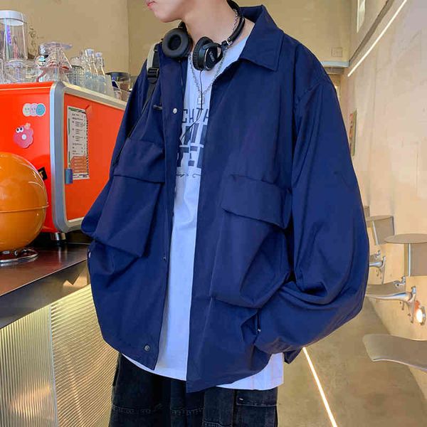 men's jackets large male cargo jacket with pockets, japanese casual in solid color, street clothes, 3xl-m sizes gxrv, Black;brown
men's jackets large male cargo jacket with pockets, japanese casual in solid color, street clothes, 3xl-m sizes gxrv, Black;brown