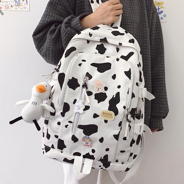 backpack enopella women bagpack canvas kawaii cow grain college school bag student cute for teenage girl travel mochila
backpack enopella women bagpack canvas kawaii cow grain college school bag student cute for teenage girl travel mochila