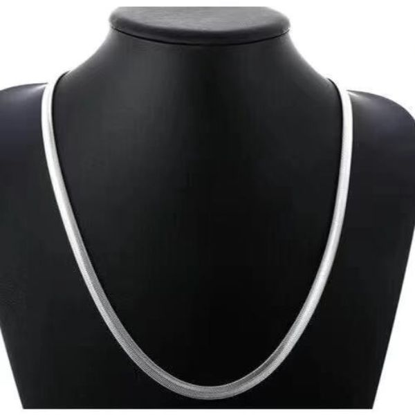 fashion flat 6mm width snake chain necklace by 925 silver for men boy's hip hop & punk style rock jewelry
fashion flat 6mm width snake chain necklace by 925 silver for men boy's hip hop & punk style rock jewelry