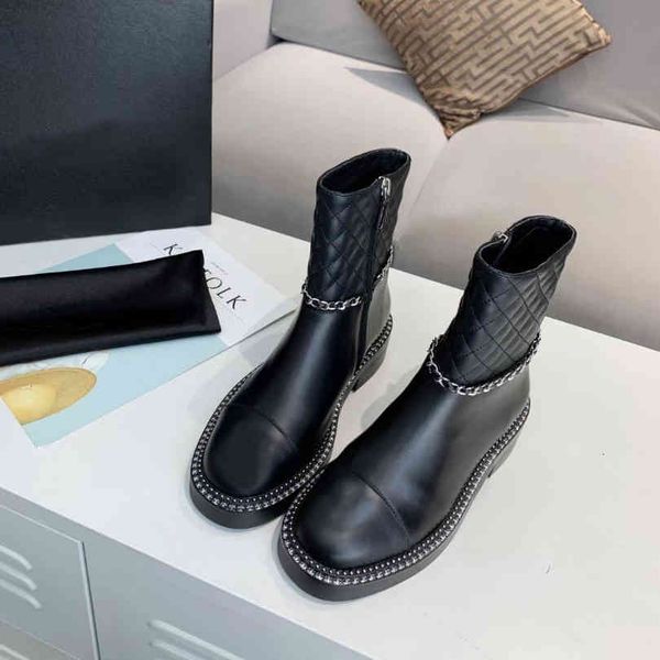 boots women's thick heel boots, designer natural leather, fashion, metal chain, spring and autumn zshc, Black
boots women's thick heel boots, designer natural leather, fashion, metal chain, spring and autumn zshc, Black