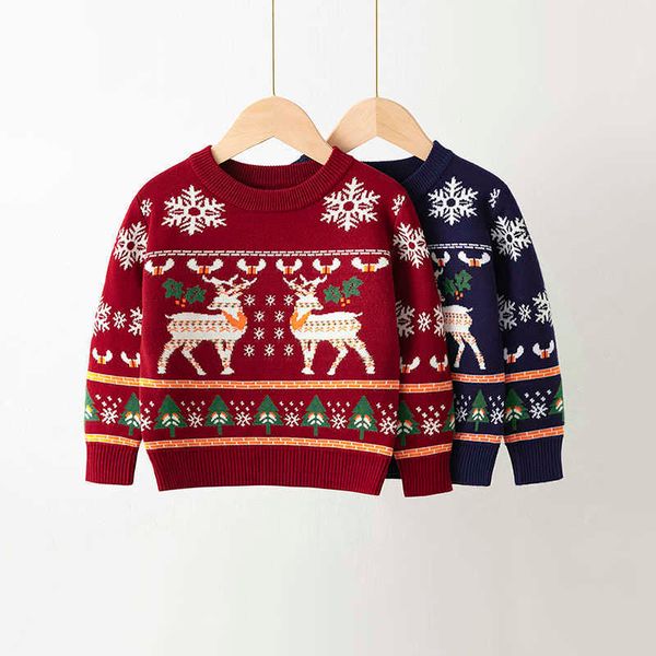 christmas sweater for boys and girls knitted clothes pullovers red christmas tree snow deer children's clothing knit sweaters y1024, Blue
christmas sweater for boys and girls knitted clothes pullovers red christmas tree snow deer children's clothing knit sweaters y1024, Blue