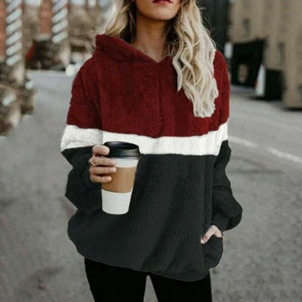 2021 new winter warm zip up hooded sweaters womens faux fur thicken fleece coat jacket sweater fashion hoodies loose sweater, Black;brown
2021 new winter warm zip up hooded sweaters womens faux fur thicken fleece coat jacket sweater fashion hoodies loose sweater, Black;brown