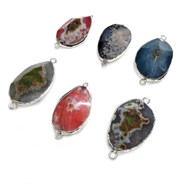 pendants natural agates charms connector pendant for jewelry making diy accessories fit necklaces size 20x40-25x45mm, Black
pendants natural agates charms connector pendant for jewelry making diy accessories fit necklaces size 20x40-25x45mm, Black