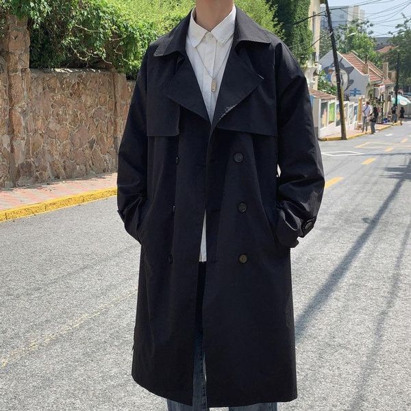 women's trench coats 2021 spring and windbreaker autumn men's medium long knee length korean coat trend handsome loose large, Tan;black
women's trench coats 2021 spring and windbreaker autumn men's medium long knee length korean coat trend handsome loose large, Tan;black