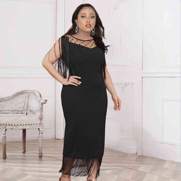 two piece dress women black mesh patchwork tassel 4xl bodycon es sleeveless midi length vintage birthday party robes summer fashio, White
two piece dress women black mesh patchwork tassel 4xl bodycon es sleeveless midi length vintage birthday party robes summer fashio, White