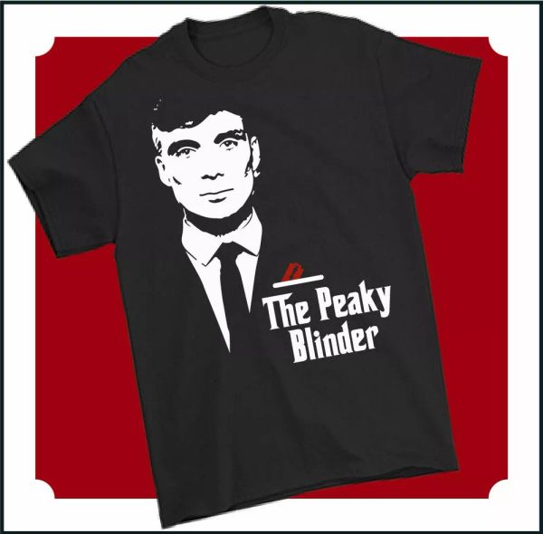 the peaky blinder t-shirt mens funny godfather shelby bros tee parody, White;black
the peaky blinder t-shirt mens funny godfather shelby bros tee parody, White;black