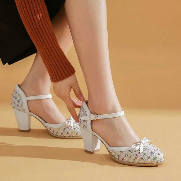 designer summer plaid checker retro ladies office pumps two pieces thick women high heel sandals big size, Black
designer summer plaid checker retro ladies office pumps two pieces thick women high heel sandals big size, Black