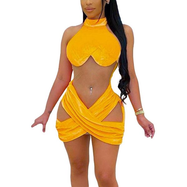 casual dresses women bandage dress turtle neck collar crop cross strap solid color skirt beautiful clothing, Black;gray 
casual dresses women bandage dress turtle neck collar crop cross strap solid color skirt beautiful clothing, Black;gray