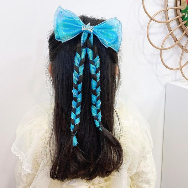 colorful ribbon bow hairpins for girls streamer long ponytail hair style clips headwear party accessories, Slivery;white
colorful ribbon bow hairpins for girls streamer long ponytail hair style clips headwear party accessories, Slivery;white