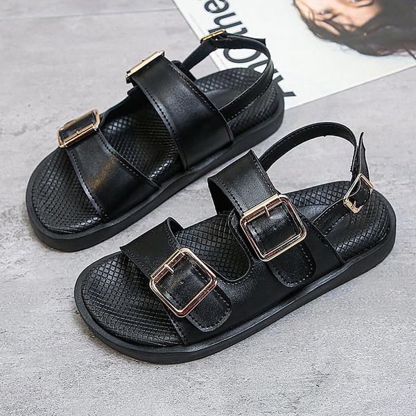 sandals women's summer 2021 flat white women slippers buckles student beach shoes retro roman, Black
sandals women's summer 2021 flat white women slippers buckles student beach shoes retro roman, Black