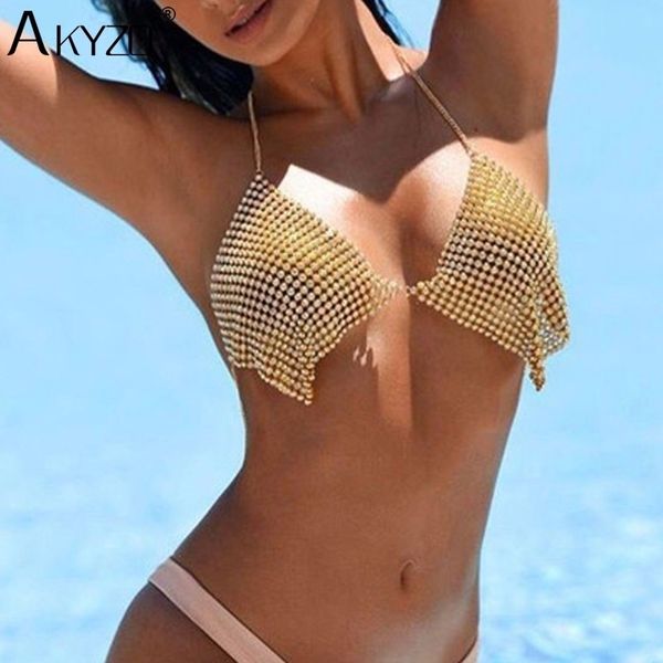 akyzo sparkly rhinestone metal halter chain camis women luxury hollow out party nightclub crop gold silver 210319, Black
akyzo sparkly rhinestone metal halter chain camis women luxury hollow out party nightclub crop gold silver 210319, Black