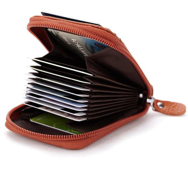 card holders genuine leather 9 cards casual coin wallet fashion small holder credential credit passport bag, Brown;gray
card holders genuine leather 9 cards casual coin wallet fashion small holder credential credit passport bag, Brown;gray