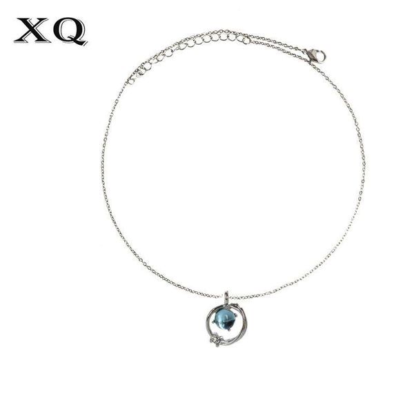 pendant necklaces xq women necklace combination zinc alloy key planet blue white stone 2021 jewelry girl birthday gift, Silver
pendant necklaces xq women necklace combination zinc alloy key planet blue white stone 2021 jewelry girl birthday gift, Silver