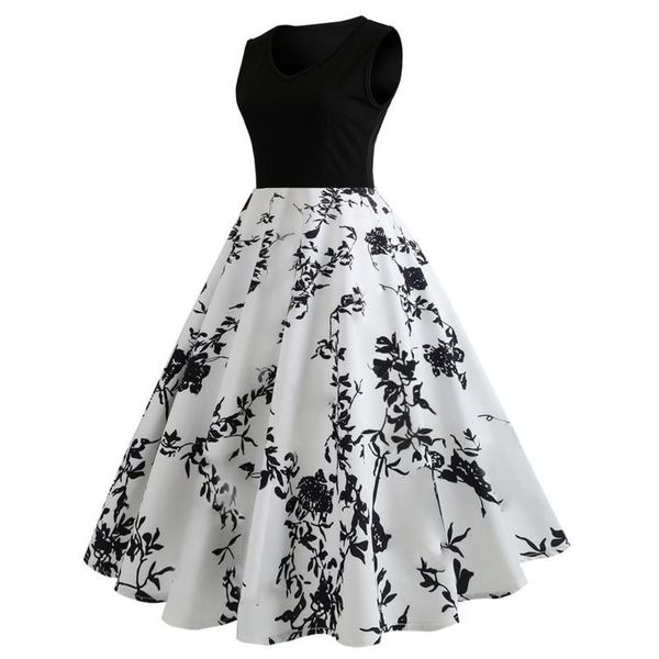casual dresses women dress vintage prom swing waist-up party hepburn style printing sleeveless tank evening, Black;gray
casual dresses women dress vintage prom swing waist-up party hepburn style printing sleeveless tank evening, Black;gray