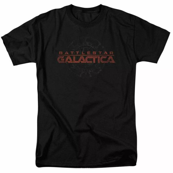 Battlestar Galactica Battered Logo T Shirt Licensed Sci-Fi TV Show Tee New Black, White;black
Battlestar Galactica Battered Logo T Shirt Licensed Sci-Fi TV Show Tee New Black, White;black