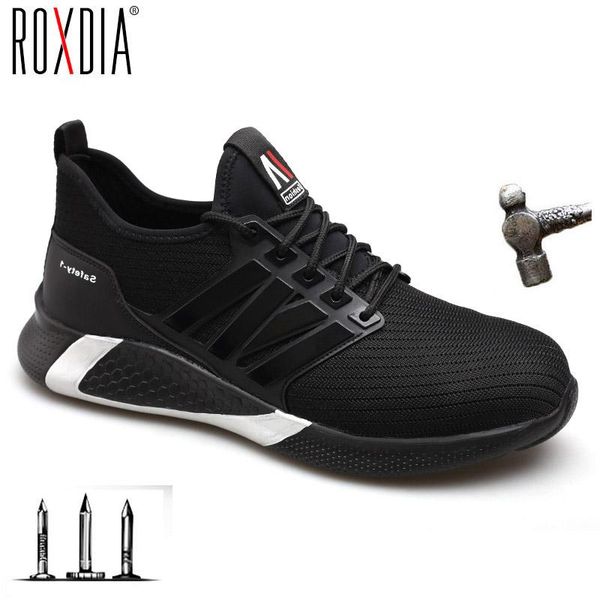 boots drop light men safety shoes industry steel toe cap breathable women work sneakers plus size 37-48 roxdia rxm266, Black
boots drop light men safety shoes industry steel toe cap breathable women work sneakers plus size 37-48 roxdia rxm266, Black