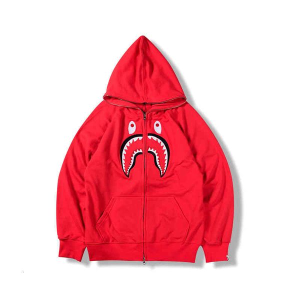 hoodies chaopai shark mouth cotton cardigan hooded sweater men's and women's same casual coat, Black
hoodies chaopai shark mouth cotton cardigan hooded sweater men's and women's same casual coat, Black