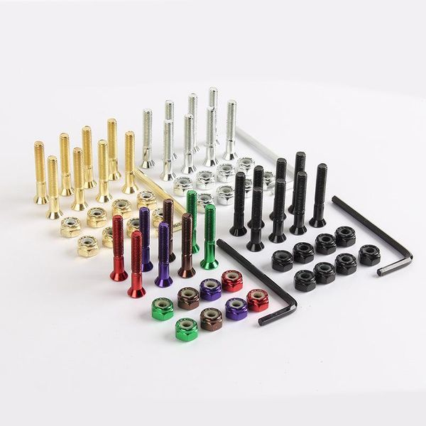skateboarding 8pcs skateboard trucks screws hardwares m5x25/29/32/38/44/50mm mounting bolts anti-rust carbon steel durable bridge nails nuts
skateboarding 8pcs skateboard trucks screws hardwares m5x25/29/32/38/44/50mm mounting bolts anti-rust carbon steel durable bridge nails nuts