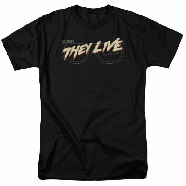 they live glasses logo t shirt mens licensed movie tee george frank black, White;black
they live glasses logo t shirt mens licensed movie tee george frank black, White;black