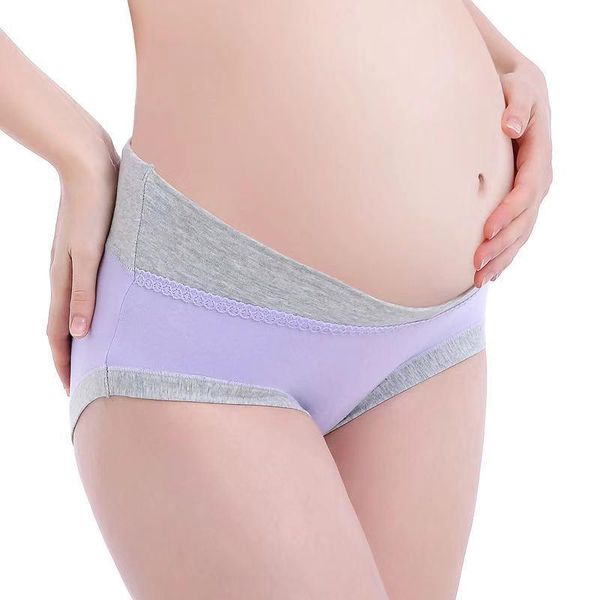 maternity bottoms cotton soft pregnant women's underwear shaping low-waist during pregnancy, White
maternity bottoms cotton soft pregnant women's underwear shaping low-waist during pregnancy, White