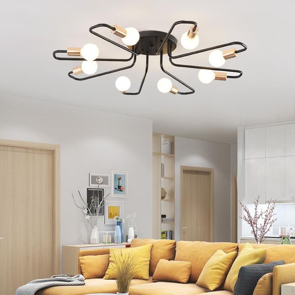 nordic industrial ceiling light led with round black metal lampshades e27 lamp for living room balcony lights
nordic industrial ceiling light led with round black metal lampshades e27 lamp for living room balcony lights