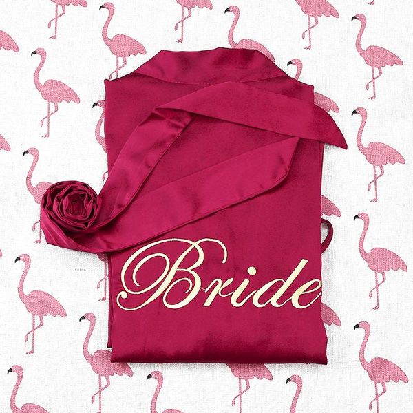 groom bathrobe bridesmaid bridal dressing gown wedding hand gift makeup embroidery nightgown sleepwear women's, Black;red
groom bathrobe bridesmaid bridal dressing gown wedding hand gift makeup embroidery nightgown sleepwear women's, Black;red
