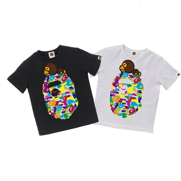 t shirt beii & ape ape head children's short sleeve wear the same camouflage monkey shark brand men's and women's, White
t shirt beii & ape ape head children's short sleeve wear the same camouflage monkey shark brand men's and women's, White