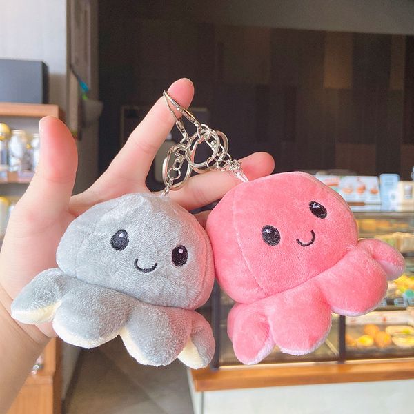 new fashion cartoon double -sided reversable octpus keychain couple's bag pendant plush animal keychains car keys accessories
new fashion cartoon double -sided reversable octpus keychain couple's bag pendant plush animal keychains car keys accessories
