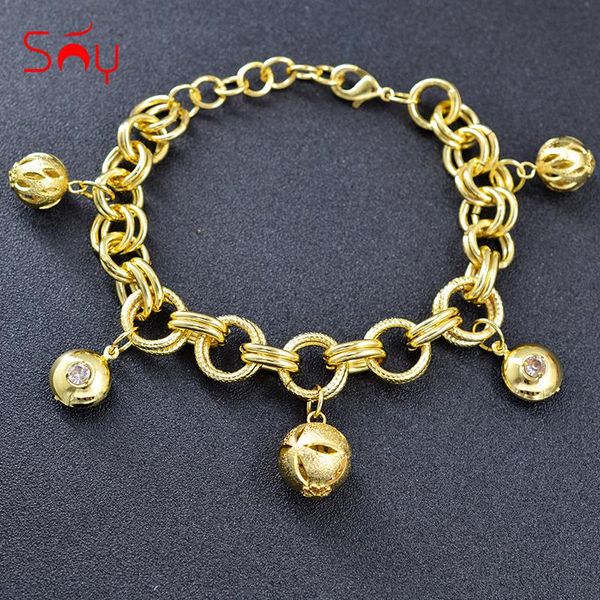 charm bracelets sunny jewelry round ball for women hand chains link chain selling bracelet wedding gift findings, Golden;silver
charm bracelets sunny jewelry round ball for women hand chains link chain selling bracelet wedding gift findings, Golden;silver